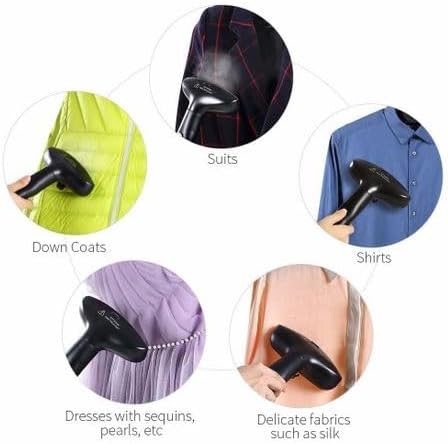 Standing Steam Iron - Garment Hanging Electric Ironing Steamer - Red