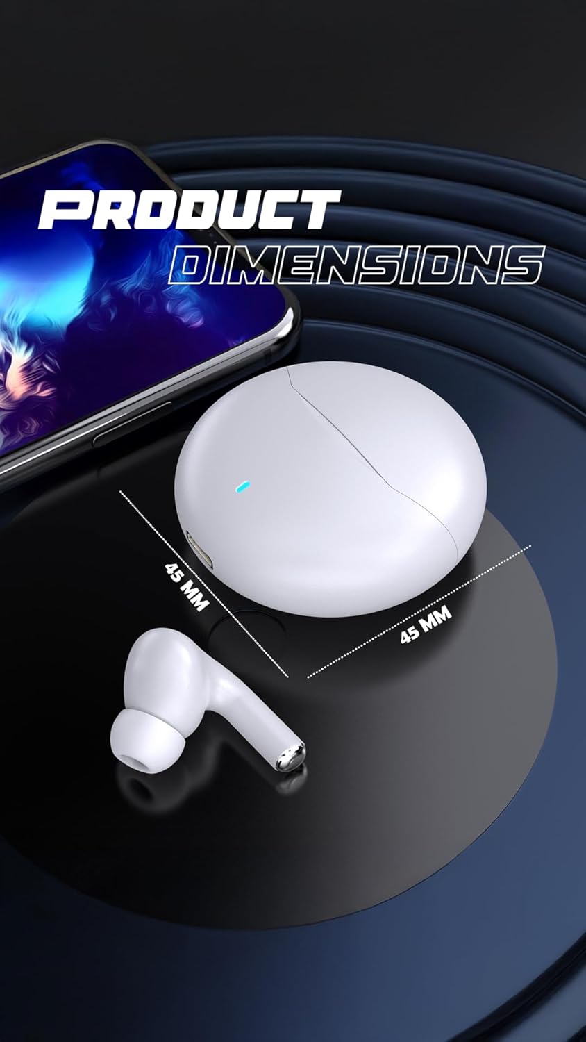 Norden TWS Pinnacle Pro Wireless Bluetooth 5.3 Earphones with Type-C Charging