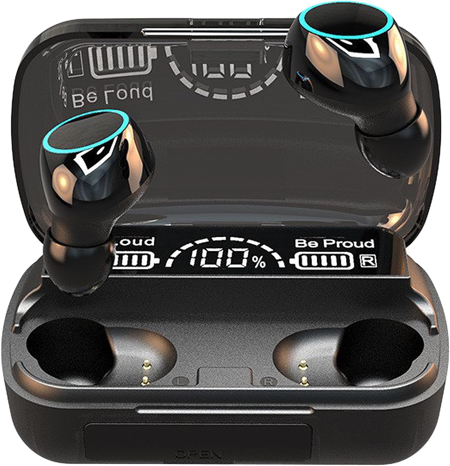 M10 Wireless Headphones with Mic Bluetooth 5.1 Touch Control Noise Reduction Headphones