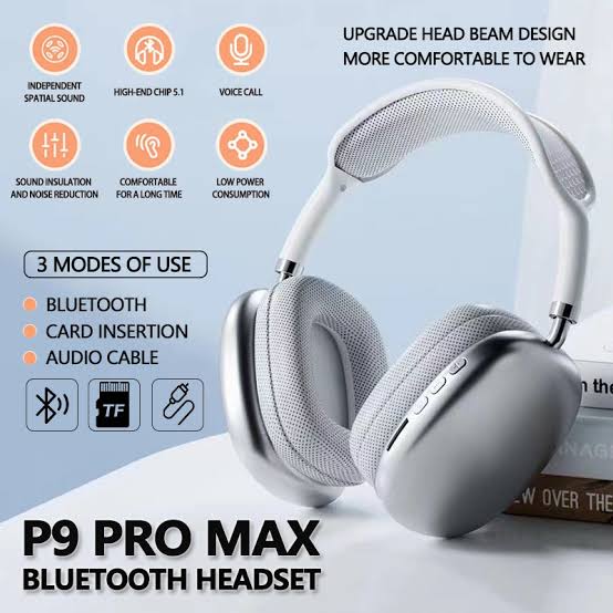 P9 Wireless Bluetooth Headset with Controllers